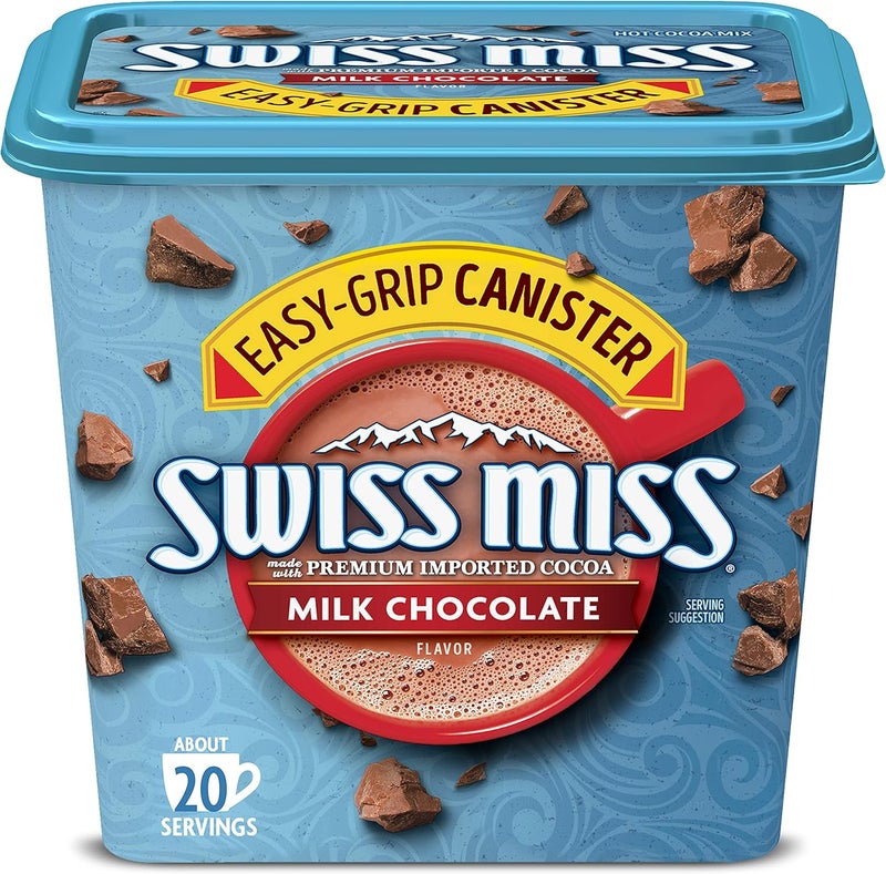 Swiss Miss خليط كاكاو ساخن بالشوكولاتة الحليب من سويس ميس في علبة - Image 1