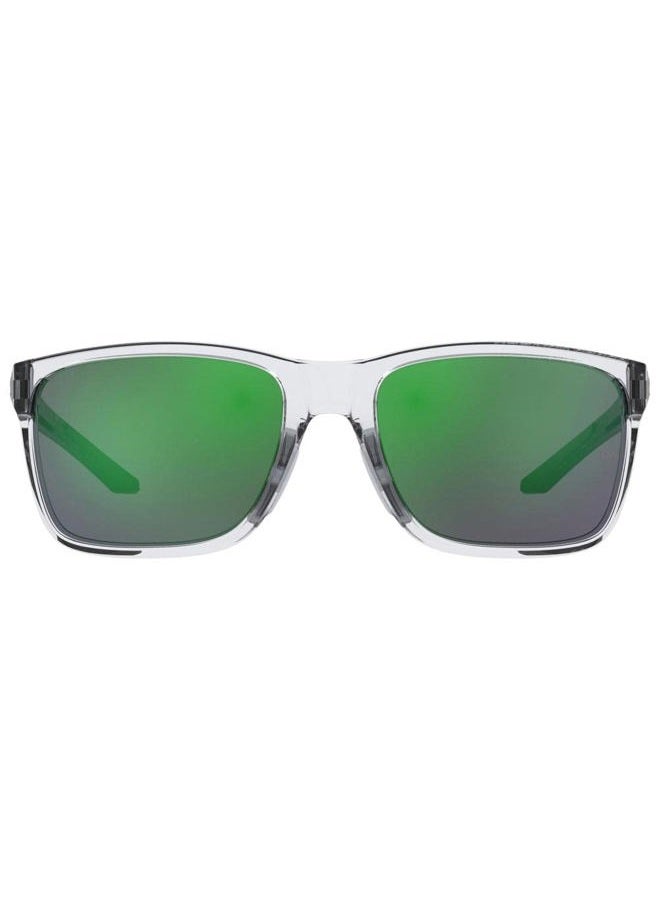UNDER ARMOUR نظارات شمسية UNDER ARMOUR 0005/S للرجال 58 مم كريستال ، مستطيلة عدسة خضراء غير قطبية - Image 3