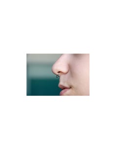 Generic BForbidden Body Jewelry Horseshoe Septum Rings Internally Threaded Small Nose Hoop Surgical Steel 1 piece  - Image 2