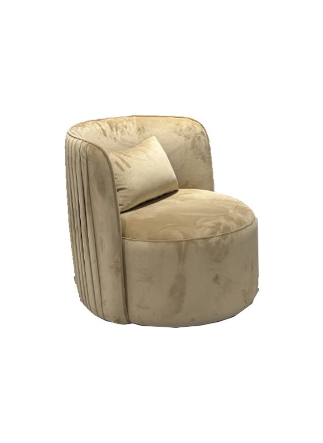 Neo Front Neo Front Luxurious Velvet Sofa Lounge Rotating Chair with Carbon Steel Base MY-908 78*80*74 cm  - Image 1