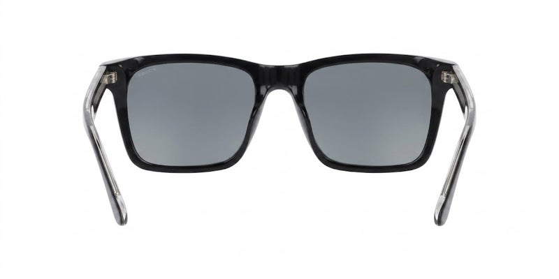 Police SPLN35 700P 53 Square Sunglasses For Men - Black Frame With Grey Lenses - Image 4
