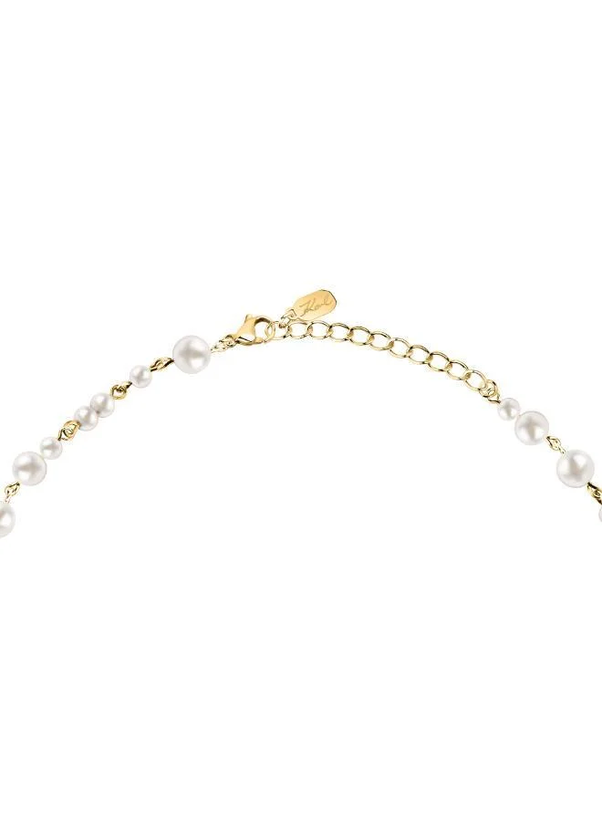 Karl Lagerfeld  Klayr17 Pearl Necklace for Women | Best Price UAE