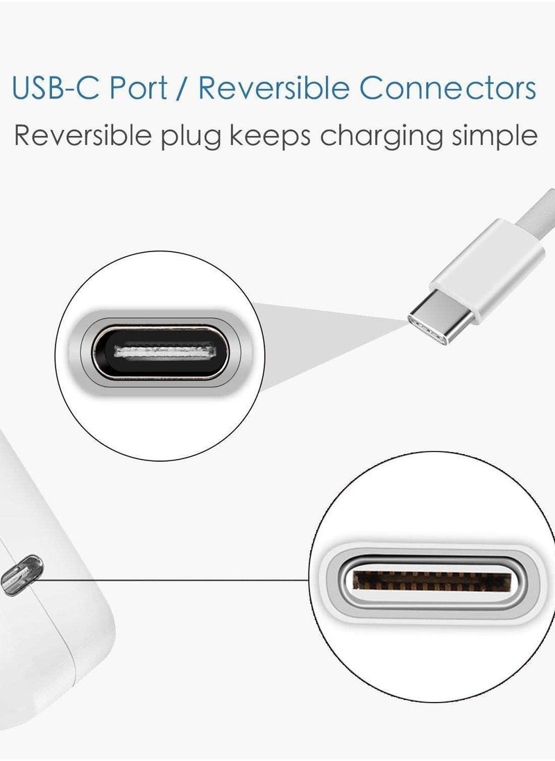 Generic - 61w USB-C Power Adapter Charger Apple Macbook Air/Pro/Retina Dell HP Asus USB-C Laptop Charger Tablet/Smartphone 6FT USB-C Cable Replacement for 61w/45w/30w Chargers - Image 1