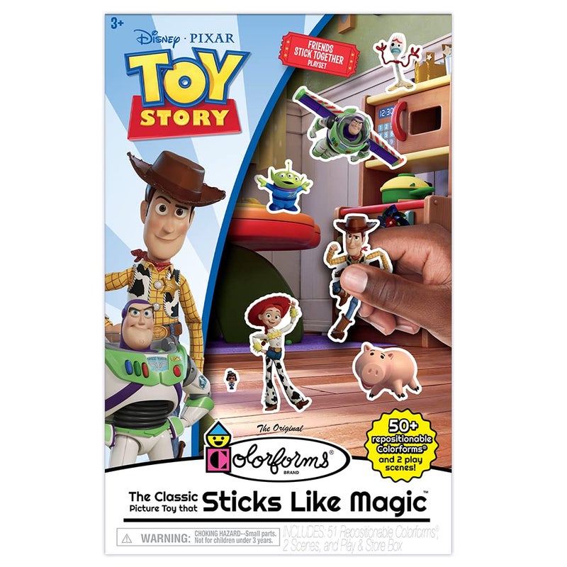 Colorforms Disney Toy Story Box Set Pieces Stick Like Magic Scenes and Pieces for Storytelling Play Ages 3 - Image 3