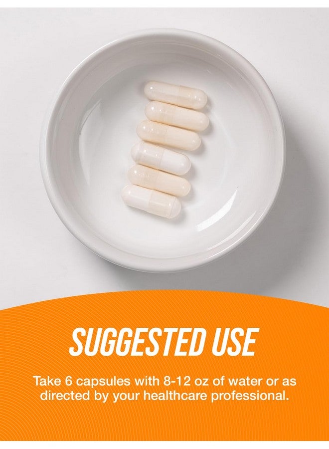 بالك سابلمنتس كبسولات إل-جلوتامين من BulkSupplements.com - مكمل غذائي غني بالجلوتامين والأحماض الأمينية - خالٍ من الغلوتين، 6 كبسولات لكل حصة (5000 ملغ)، 360 كبسولة (عبوة واحدة) - Image 4