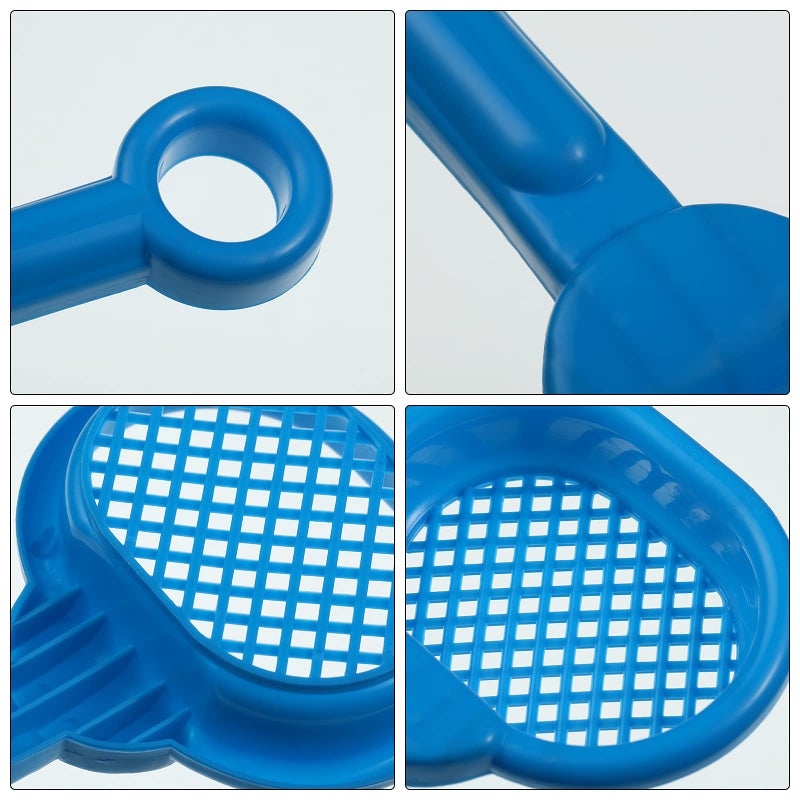 Skylety 8 Pieces Sand Shovels for Kids Colorful Plastic Rake Summer Beach Sand Sifter Shovel for Planting Digging Garden Tool Travel Beach Essentials - Image 3