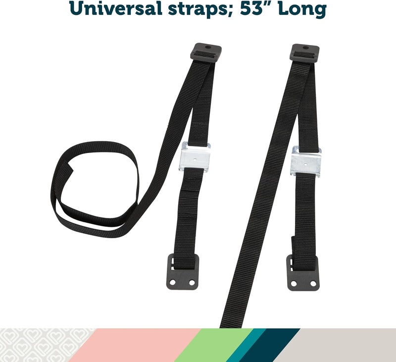 Safety 1st Furniture Strap, 4PK, One Size, Black, 4 Straps - Image 4