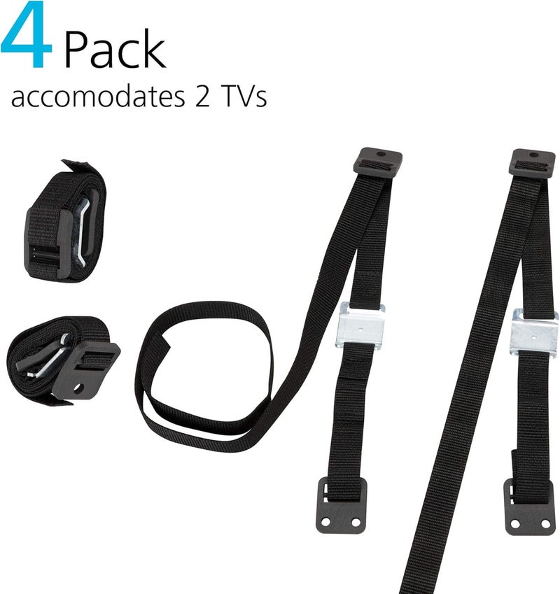 Safety 1st Furniture Strap, 4PK, One Size, Black, 4 Straps - Image 2