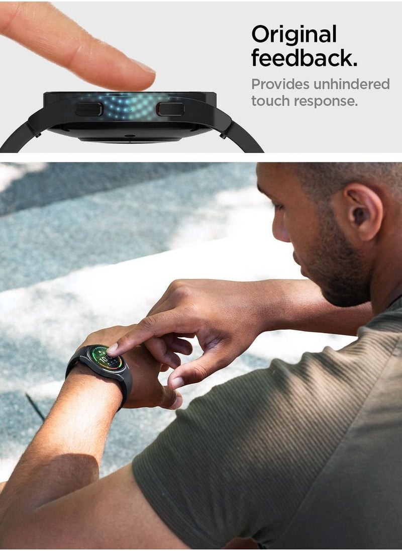Spigen Glastr Ez Fit for Samsung Galaxy Watch5 Pro Tempered Glass Screen Protector - 2 Pack  - Image 4