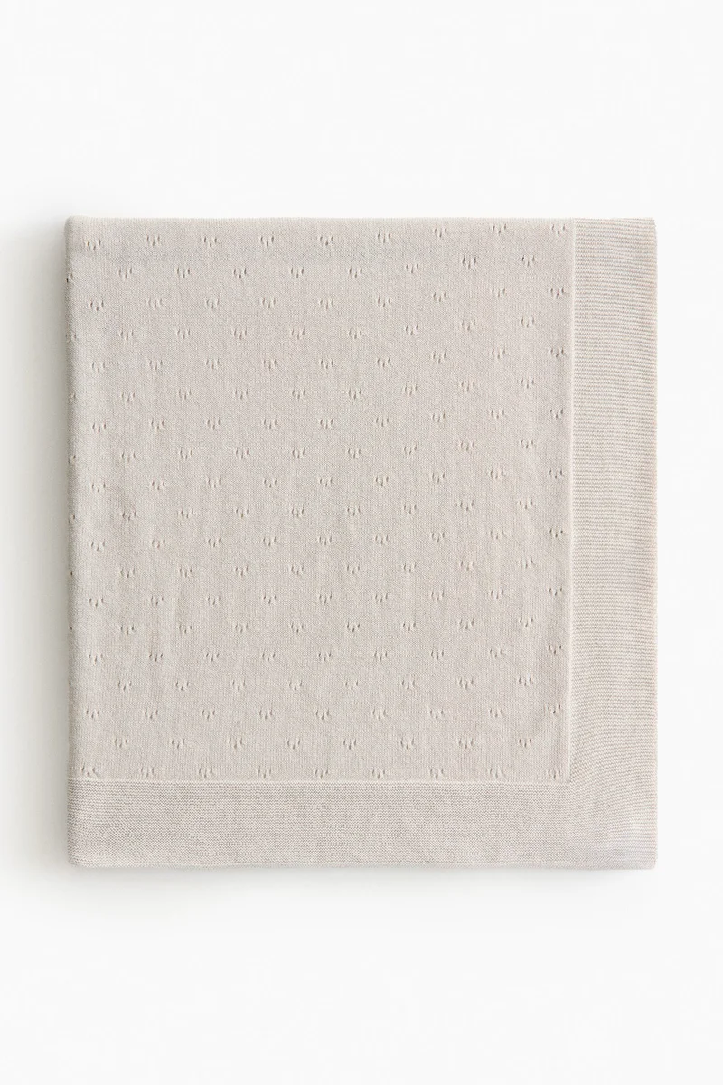 H&M Cotton pointelle baby blanket