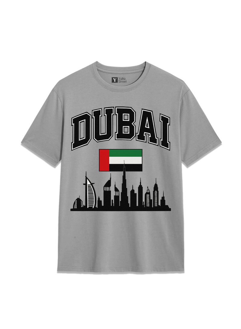 Yoo Street Dubai Silhouette UAE T Shirt Casual Comfortable Fit - Image 1