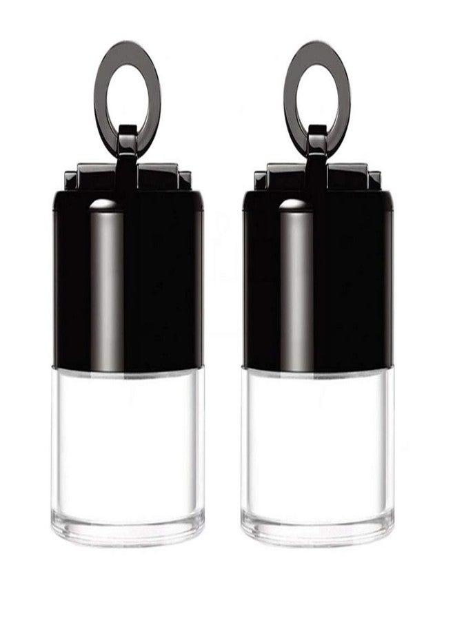 اس واي بي ال عبوتان بلاستيكيتان لبودرة الوجه، سعة كل منهما 10 غرام، مع غطاء أسود مزود بمصفاة وإسفنجة لتوزيع البودرة، مناسبة لبودرة أحمر الخدود السائبة. - Image 1