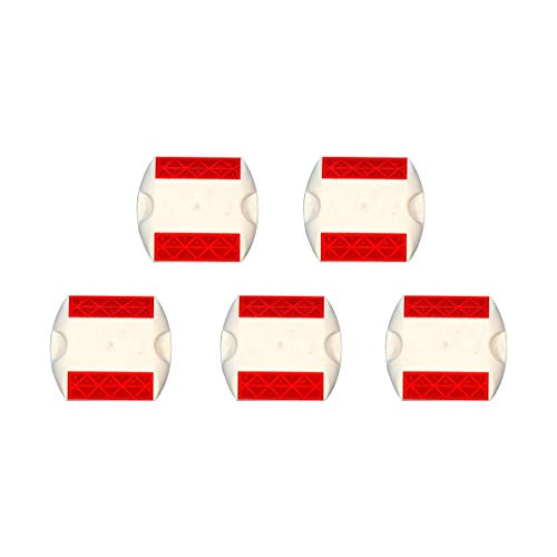 LADWA White Body with Red Reflectors - Pack of 5 - Image 1