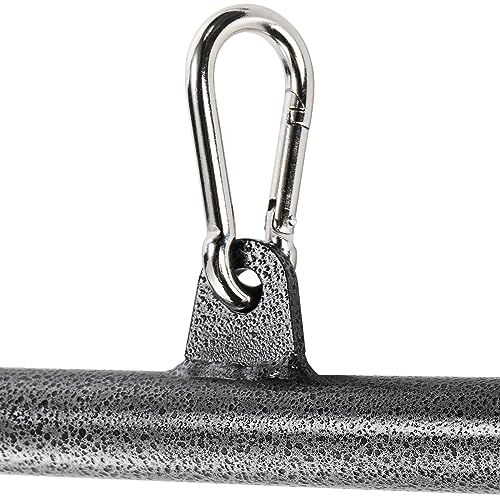 Mezchi 39"/99cm LAT Pull Down Attachments, LAT Pull Down Bar with Non-Slip Handle, LAT Bar Cable Machine Attachment for Gym, Muscle Building, Muscle Building - Image 4