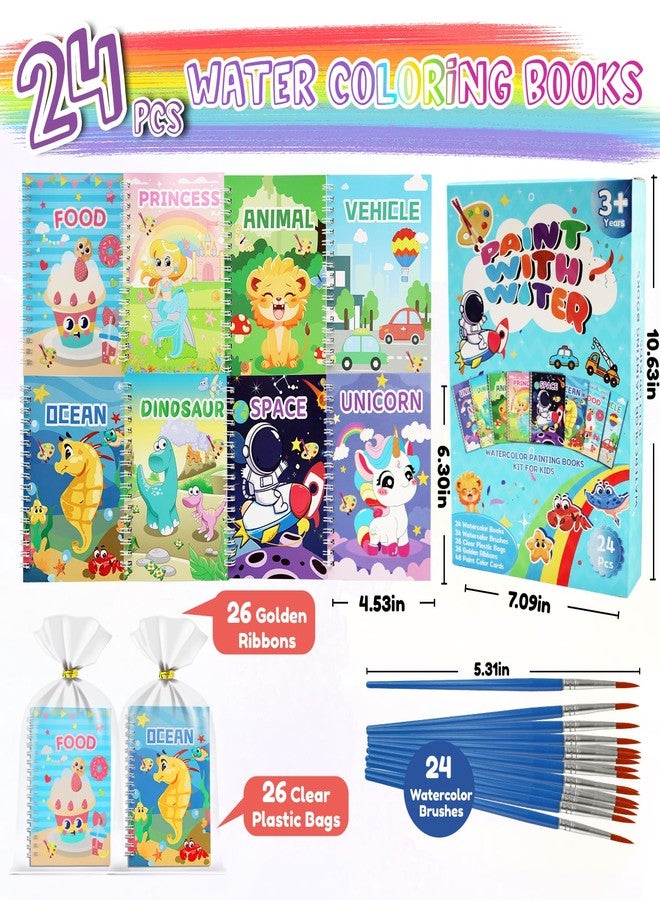 Elover Water Coloring Book for Kids Party Favors Bulk Goodie Bag Stuffers School Activities Kids Ages 4-8 Birthday Arts and Crafts Classroom Halloween Party Favors 24 Pack - Image 2