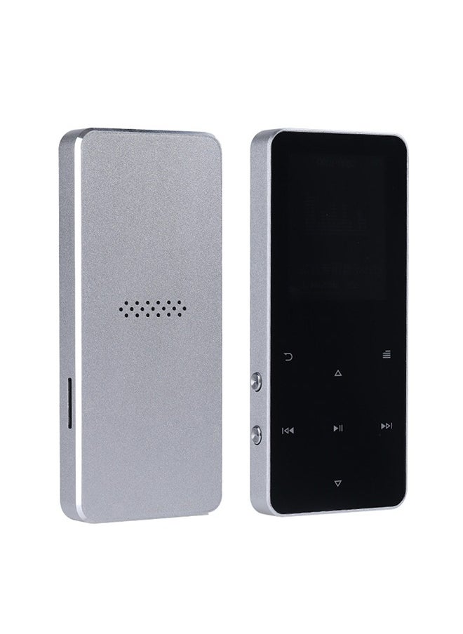 Generic - Metal Bluetooth MP3 Player with Touch Screen - 16GB Internal Memory + 128GB Expandable Card, Recording, FM, Bluetooth, and Speaker Function - Image 1