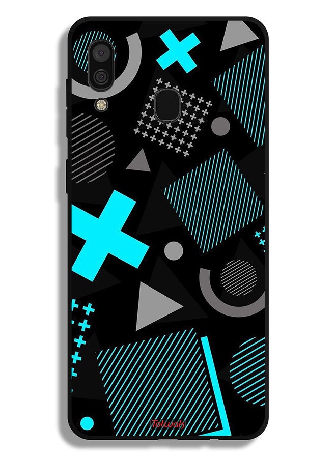 Tolwak Samsung Galaxy A20 Protective Case Cover Squid Game Icons - Image 1