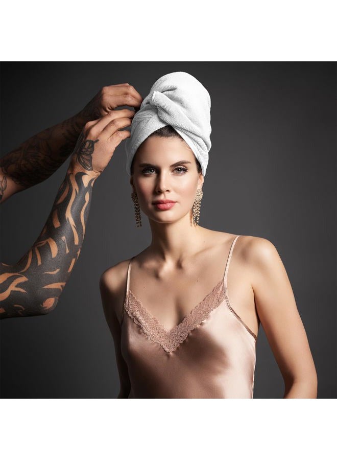 Fromm Softees Microfiber Salon Hair Towels for Hairstylists, Barbers, Spa, Gym in White, 16" by 29", 10 count Perfect Hair Care Towel for Drying Curly, Long, Wavy Hair - Image 3