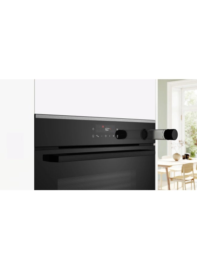 بوش Series 4 Built-in oven with added steam function 60 x 60 cm Black HRG232EB3 HRG232EB3 Black - Image 5