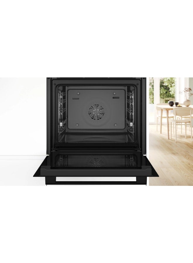 بوش Series 4 Built-in oven with added steam function 60 x 60 cm Black HRG232EB3 HRG232EB3 Black - Image 3