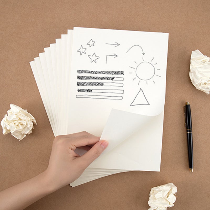 8 Pcs Draft Paper Blank Draft Book Calculation Writing Notebook - Image 3