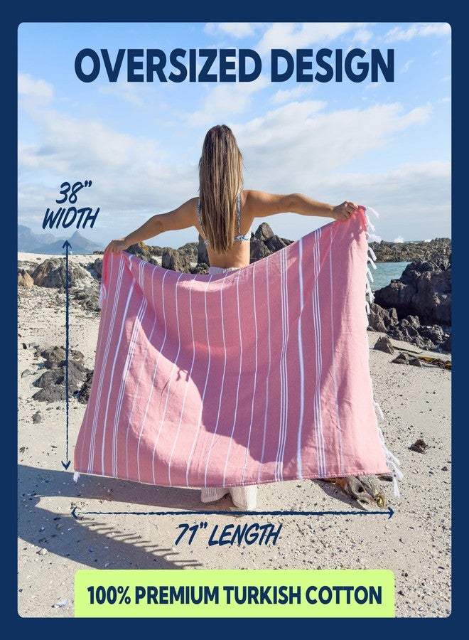 SUN NINJA Turkish Cotton Beach Towel - Blue - Image 3
