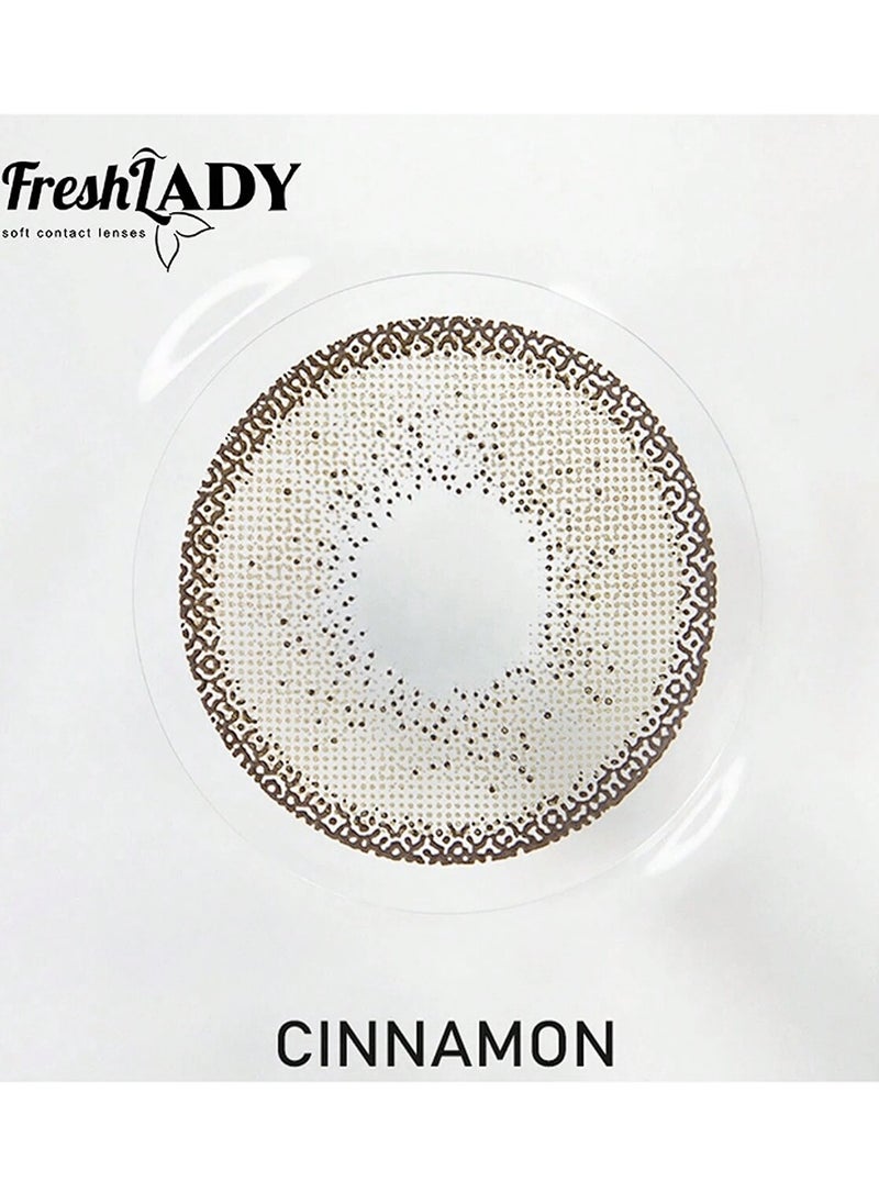 FRESH LADY Soft Contact Eye Lenses-1 Year Disposable GRAY  - Image 5