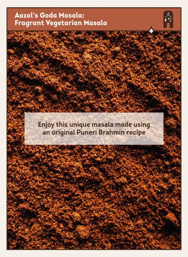 Aazol Goda Masala: Fragrant Vegetarian Masala - 100g | Authentic Masala Powder | NO Adulteration | Hand Pounded | Aromatic & Mildly Sweet - Image 3