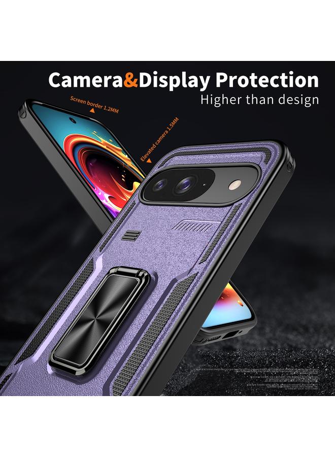S-TOP Case For Google Pixel 9 / 9 Pro Ring Holder PC Hybrid TPU Phone Case - Image 5