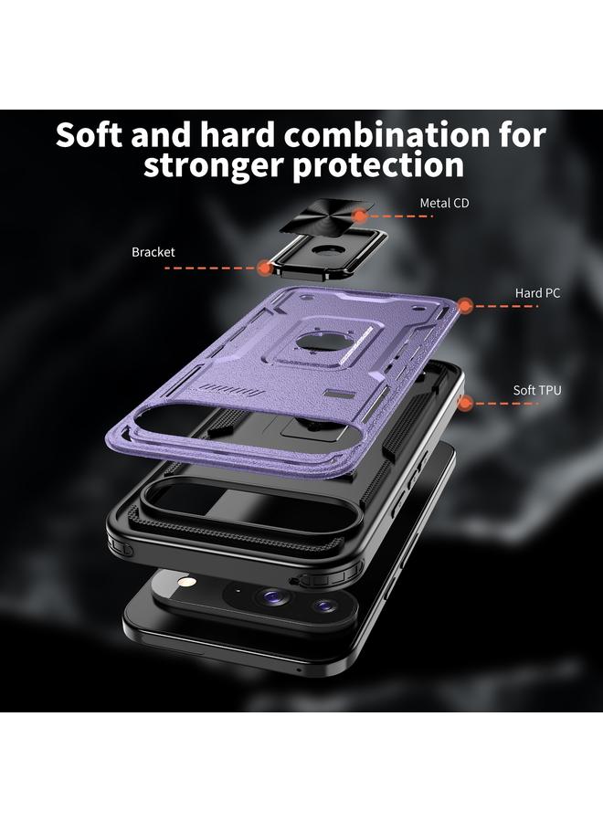S-TOP Case For Google Pixel 9 / 9 Pro Ring Holder PC Hybrid TPU Phone Case - Image 4