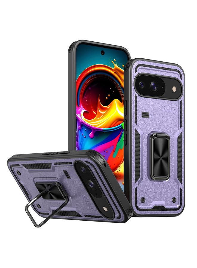 S-TOP Case For Google Pixel 9 / 9 Pro Ring Holder PC Hybrid TPU Phone Case - Image 1