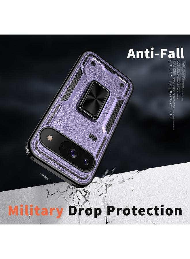 S-TOP Case For Google Pixel 9 / 9 Pro Ring Holder PC Hybrid TPU Phone Case - Image 3