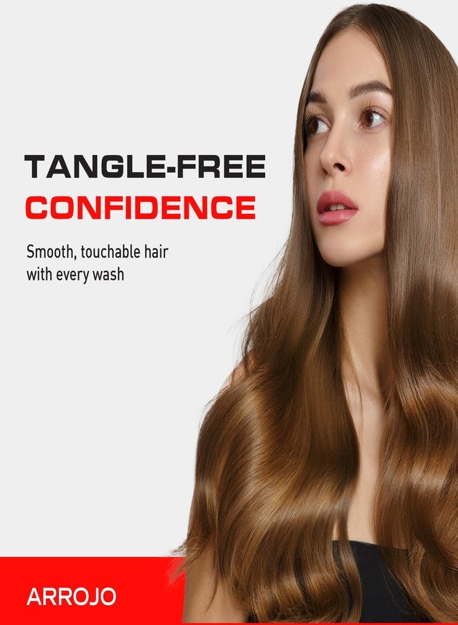 ARROJO شامبو أرواجيو شين لوكس للتنظيف، 8.5 أونصة سائلة - خالي من القسوة، خالي من البارابين، خالي من الكبريتات لغسل الشعر مع مكاديميا وبذور العنب - شامبو مهدئ للتوضيح للنساء والرجال - Image 5