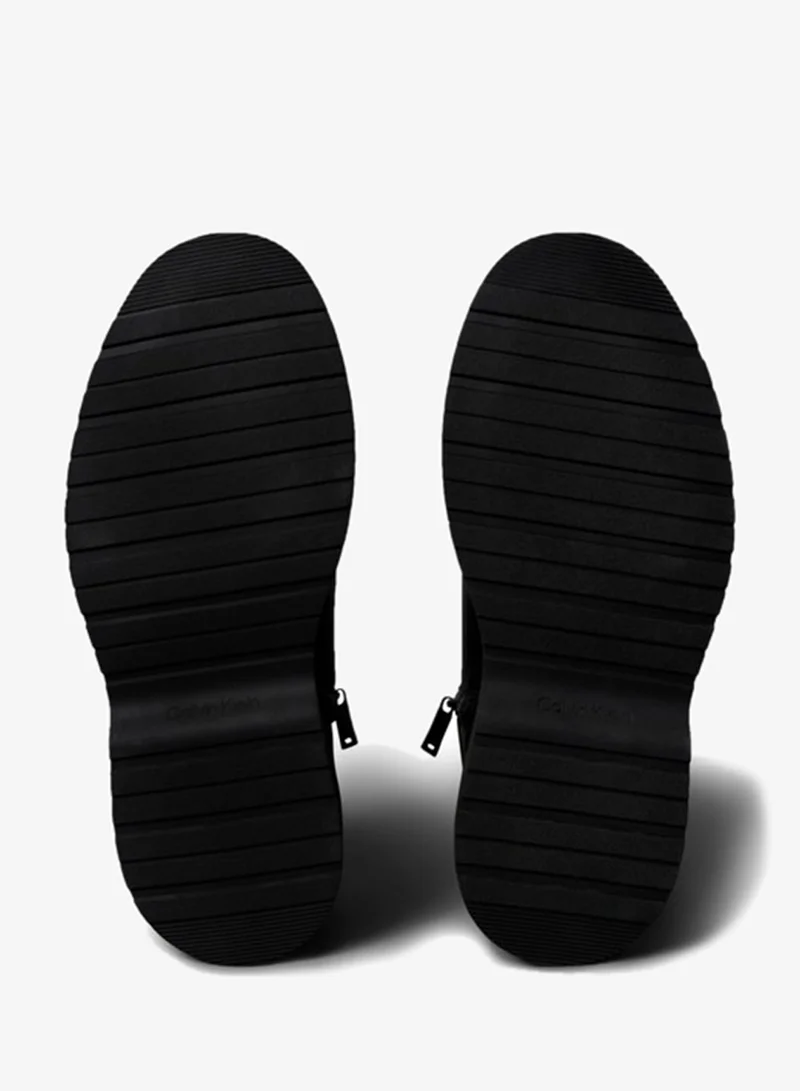 Calvin Klein Jeans  Leather Zip Lace-Up Boots for Men | Best Price UAE