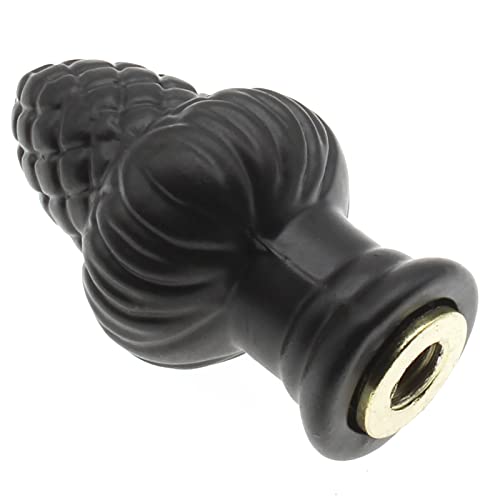 OZXNO FDXGYH Brass Lamp Finial Solid Lamp Finial Cap Knob black Lamp Decoration for Lamp Shade harp holder clip-on lampshade - Image 1