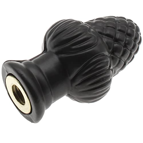 OZXNO FDXGYH Brass Lamp Finial Solid Lamp Finial Cap Knob black Lamp Decoration for Lamp Shade harp holder clip-on lampshade - Image 3