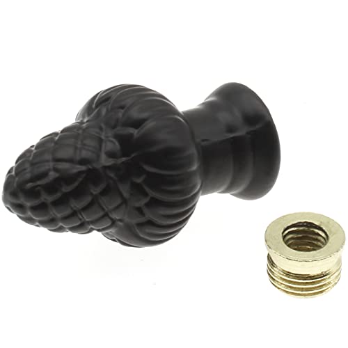 OZXNO FDXGYH Brass Lamp Finial Solid Lamp Finial Cap Knob black Lamp Decoration for Lamp Shade harp holder clip-on lampshade - Image 2