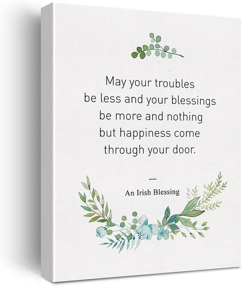JerLoe Irish Blessing Canvas Wall Art - Image 1