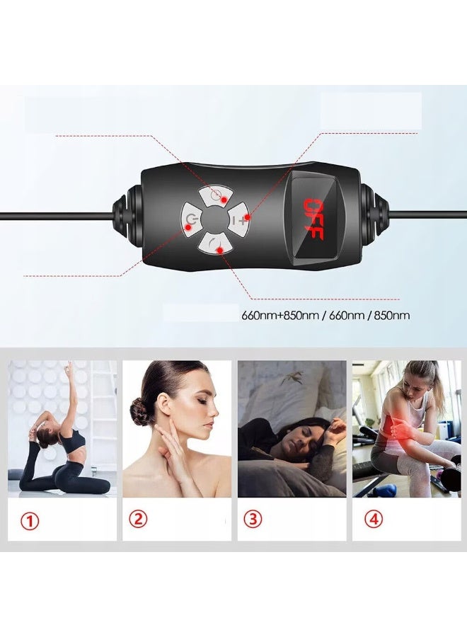 WALALLA LED Infrared Light with Adjustable Tripod, Red Light Therapy for Face Body, Red Light Panel, 850nm Near Infrared Red Light Therapy Device, for Skin Care and Muscle Relaxation - Image 4