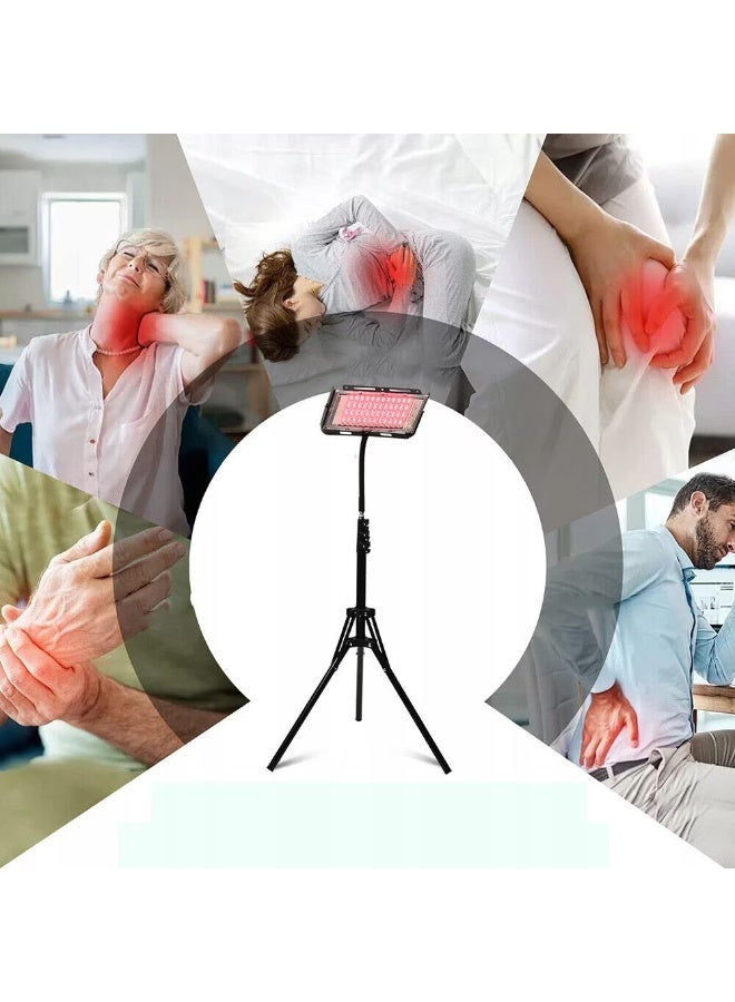 WALALLA LED Infrared Light with Adjustable Tripod, Red Light Therapy for Face Body, Red Light Panel, 850nm Near Infrared Red Light Therapy Device, for Skin Care and Muscle Relaxation - Image 5