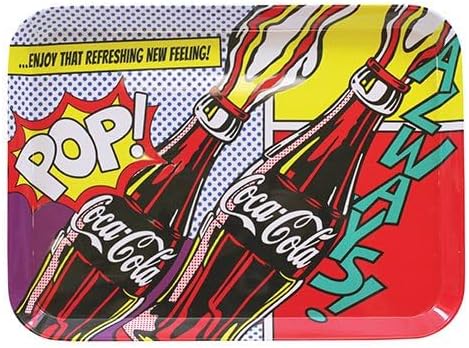 TableCraft CC390 Coca Cola Rectangular Melamine Serving Tray for Food  Large Flat Tray for Kitchen or Parties  Durable Food Tray for Serving Snacks Drinks  Meals  Decorative Tray for Home Use - Image 2