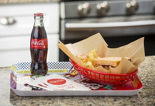 TableCraft CC390 Coca Cola Rectangular Melamine Serving Tray for Food  Large Flat Tray for Kitchen or Parties  Durable Food Tray for Serving Snacks Drinks  Meals  Decorative Tray for Home Use - Image 3