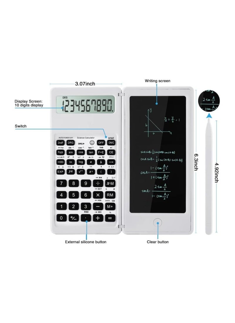 General - Scientific Calculator, Multi-functional Scientific Calculator with Notepad, Large 10-digit Screen, Perfect School Supplies for Students, Ideal for Basic Maths Learning - Image 1
