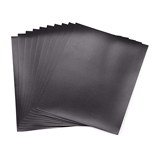 Briartw 10 Pack 9.3x6.85inch Large Size Magnet Sheets for Dies Storage Magnetic Sheets for Crafts Non Adhesive for Metal Cutting Dies Storage Orangize Crafts Tool ScrapbookingFlexible Placement 0.5mmThickness - Image 1