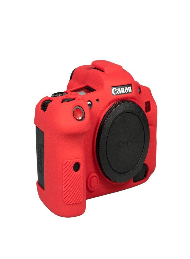 ستسي توب جراب كاميرا STSEETOP لكاميرا Canon R5C - غطاء سيليكون واقٍ لكاميرا DSLR، قفص قابل للفصل، مقاوم للصدمات والغبار (أحمر) - Image 3