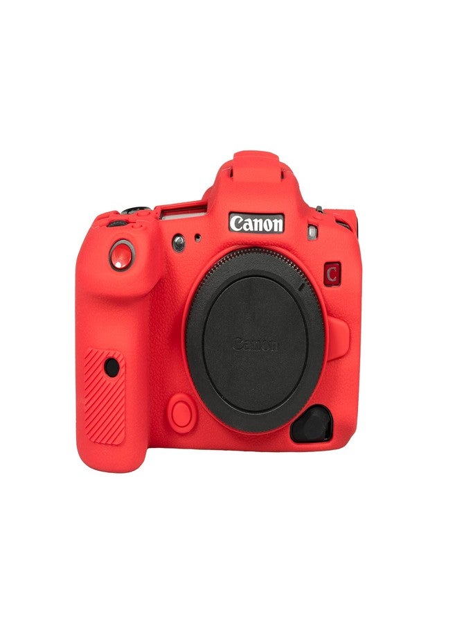 ستسي توب جراب كاميرا STSEETOP لكاميرا Canon R5C - غطاء سيليكون واقٍ لكاميرا DSLR، قفص قابل للفصل، مقاوم للصدمات والغبار (أحمر) - Image 1