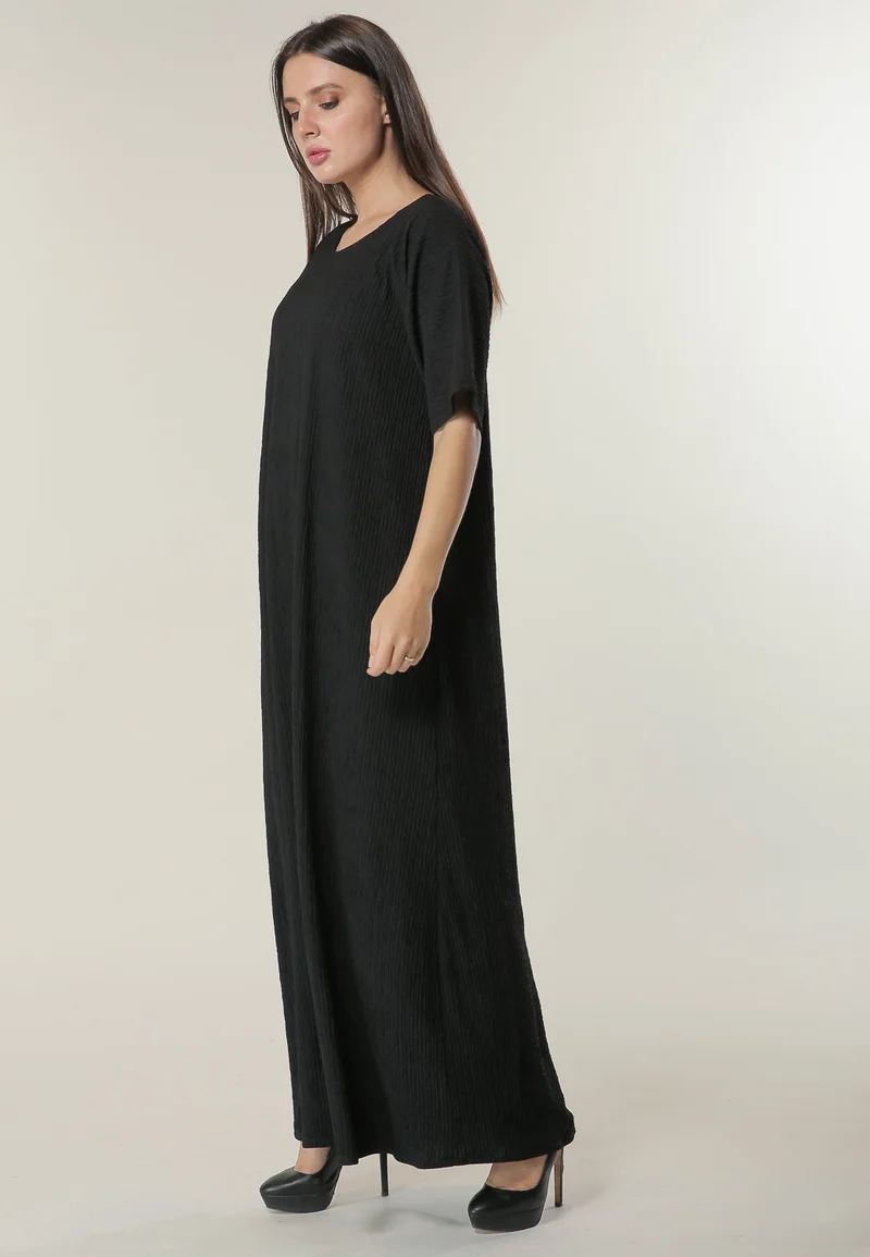 Moistreet  Elegant Crew Neck Casual Abaya for Women | Best Price UAE