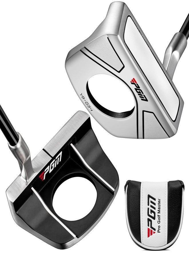 PGM Standing Golf Putter AMTUG078 with Ball Pick-Up, Stainless Steel Head & Alignment Line, Right-Handed Golf Putting Trainer for Men, Perfect for Practice and Course Use - Image 1