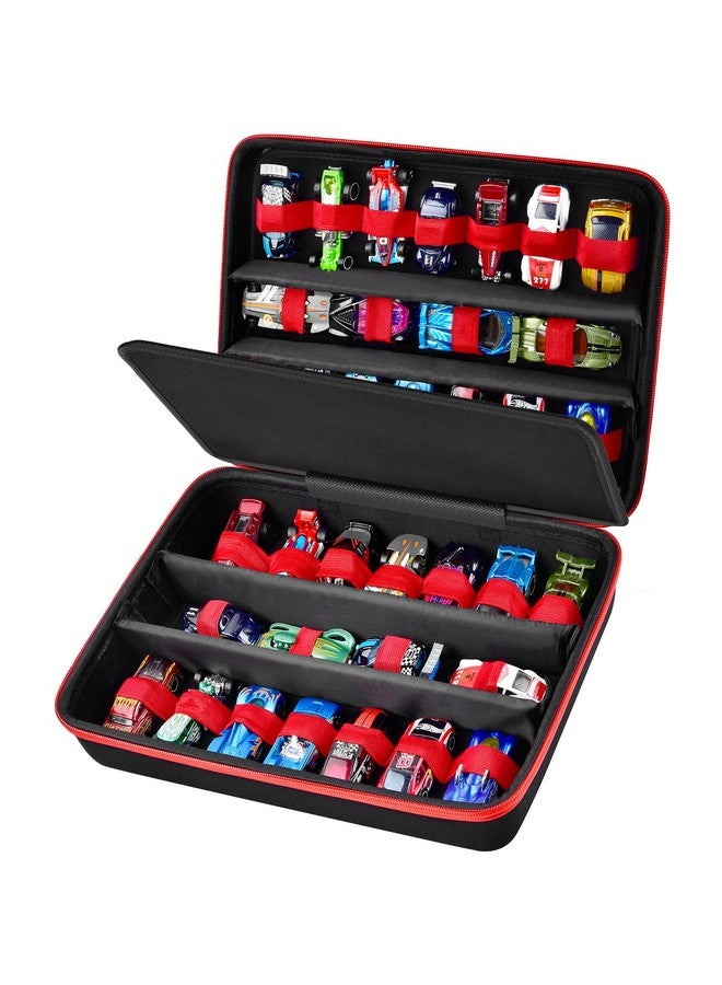 Comecase Toy Storage Organizer Case Compatible with Hot Wheels Car, for Matchbox Cars, Portable Carrying Container Carrier Holder Fit for 36 Toys Car (Box Only) - Image 1