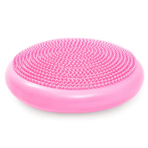 Trademark Innovations Fitness and Balance Disc Seat, Pink, 13-Inch - Image 4